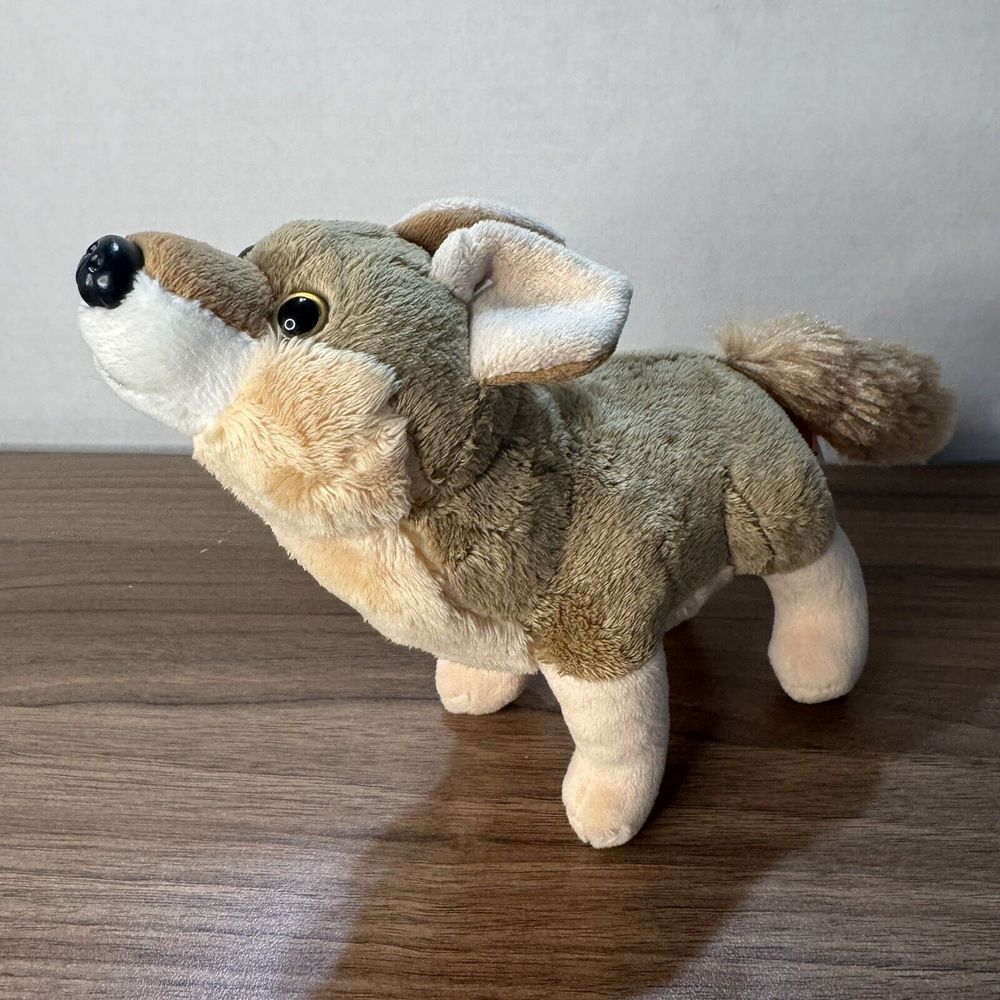 Mini Wild Republic Realistic Wolf‎ 6"  Stuffed Animal